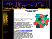 Tablet Screenshot of metroatlantaguidebook.com